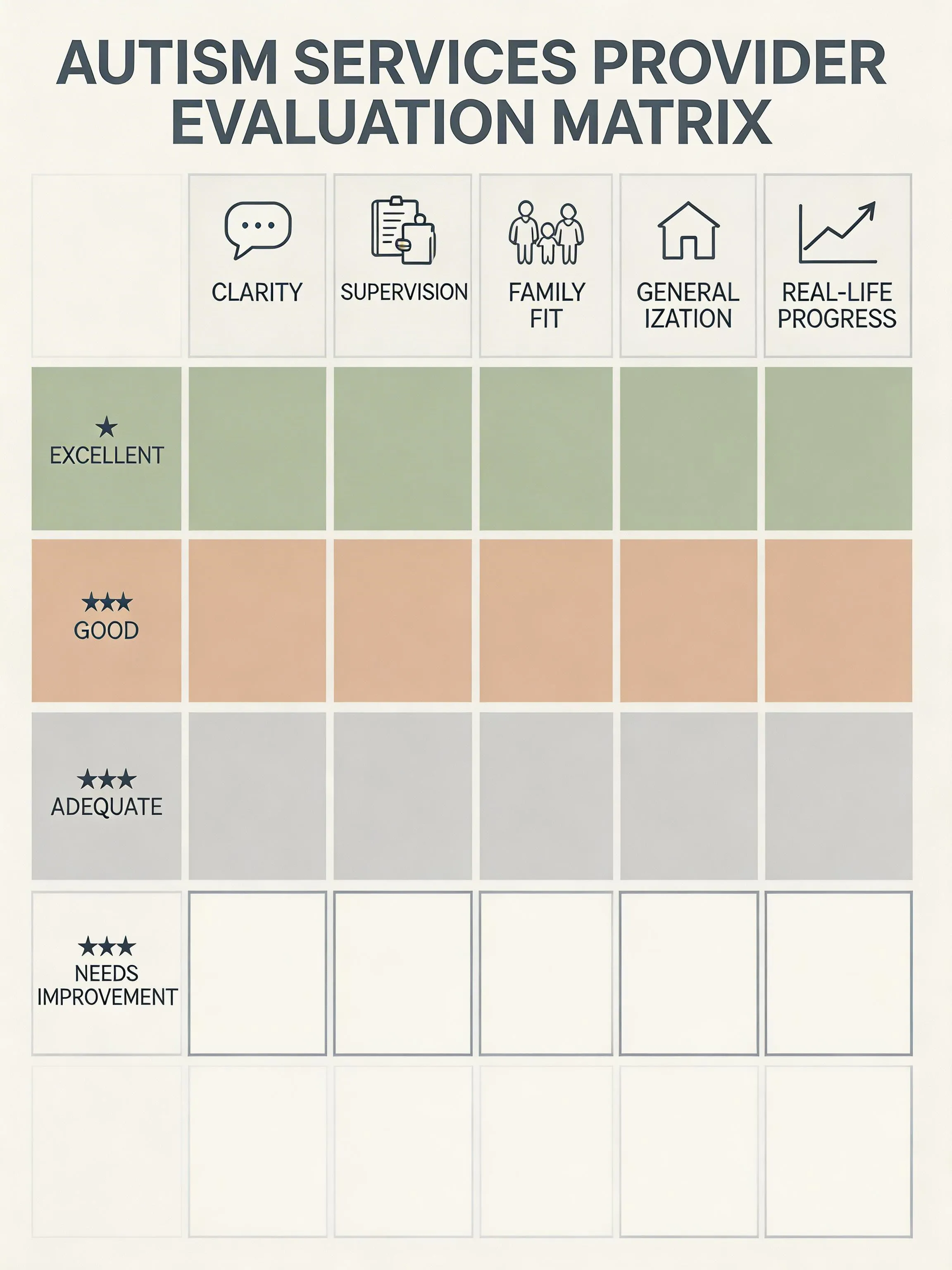 Service Quality Review Matrix